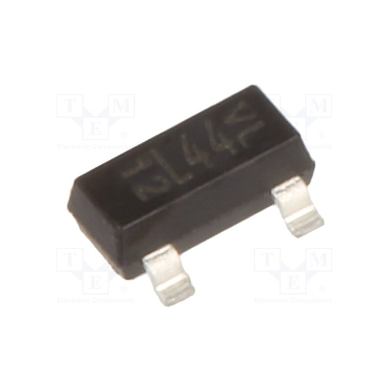 10 pcs x VISHAY - BAT54S-HE3-08 - Diode: Schottky switching, SMD, 30V, 0.2A, 5ns, SOT23,