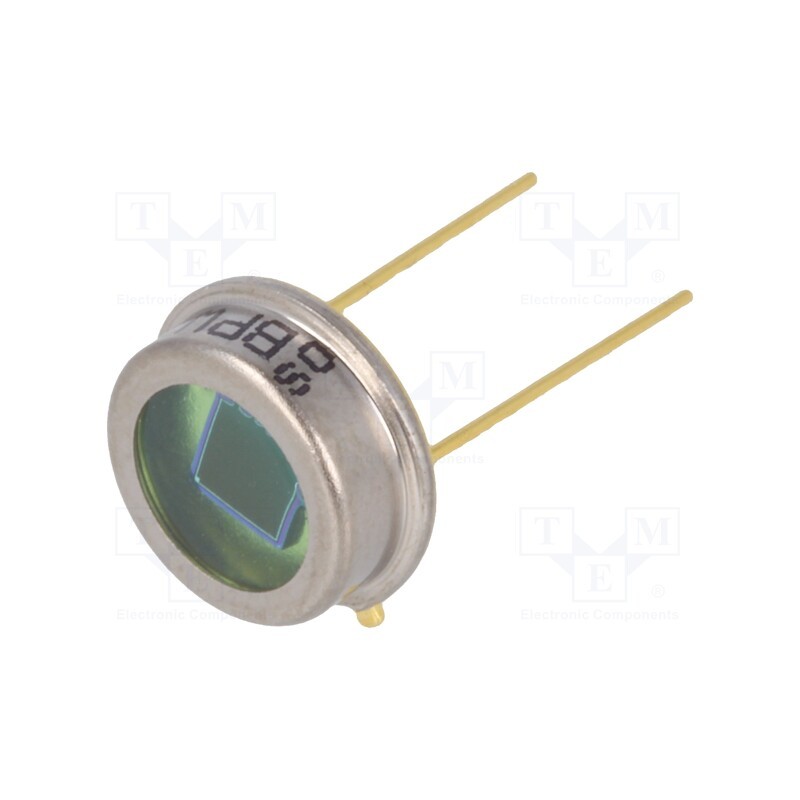 1 pcs x ams OSRAM - BPW 21 - Photodiode, TO5, THT, 550nm, 350÷820nm, 55°, 2nA, transparent, 250mW