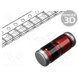 25 pcs x DC COMPONENTS - BZV55C13 - Diode: Zener, 0.5W, 13V, SMD, , MiniMELF glass, 0.1uA