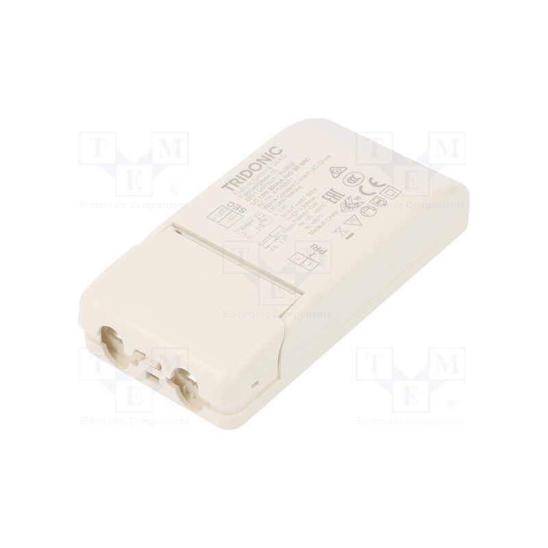 1 pcs x TRIDONIC - 87500571 - Power supply: switched-mode, LED, 13W, 30÷43VDC, 300mA, 198÷264VAC