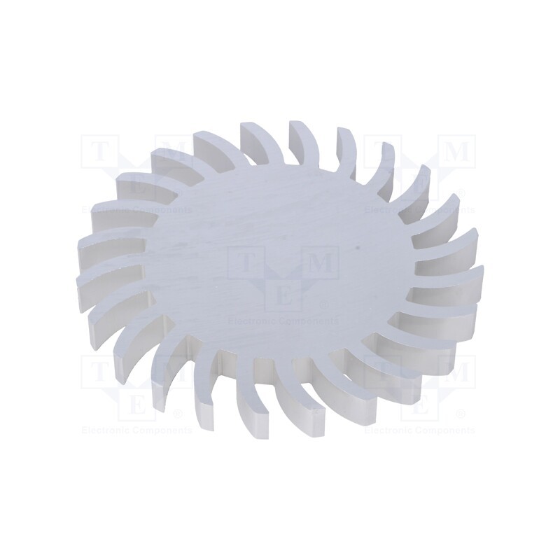 1 pcs x FISCHER ELEKTRONIK - SK58410AL - Heatsink, LED, Ø: 105mm, H: 10mm, 2K/W