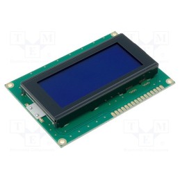 1 pcs x RAYSTAR OPTRONICS - RC1604A-BIY-ESX - Display: LCD, alphanumeric, STN Negative, 16x4, blue, 87x60x13.6mm
