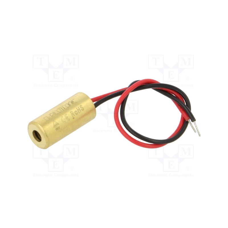 1 pcs x PICOTRONIC - 70131512 - Module: laser, 1mW, red, dot, 650nm, 3÷6VDC, 3÷30mA