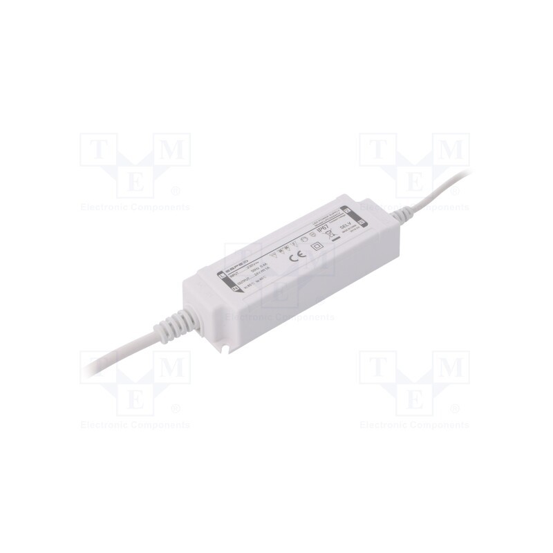 1 pcs x ESPE - LPC2424CV - Power supply: switched-mode, LED, 24W, 24VDC, 1A, 220÷240VAC, IP67