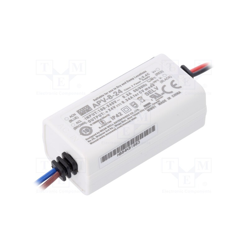 1 pcs x SCHURTER - 3-108-130 - Buttons and switches with illumination, 8W, 24VDC, 0.34A, IP42