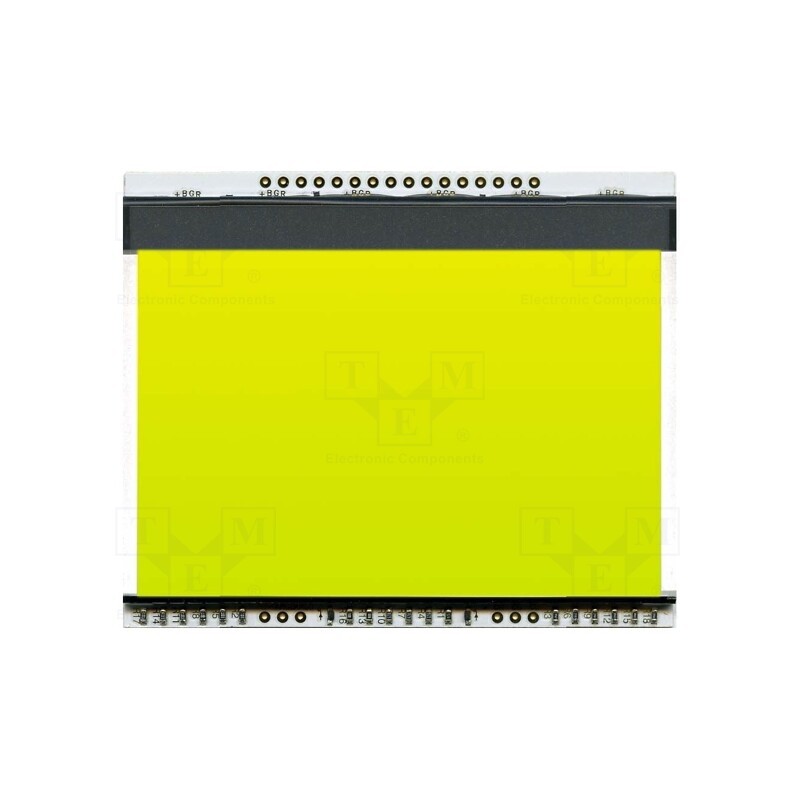 1 pcs x DISPLAY VISIONS - EA LED78X64-G - Backlight, EADOGXL160, LED, 78x64x3.8mm, yellow-green