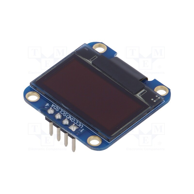 1 pcs x DISPLAY ELEKTRONIK - DEP 128064F1-Y - Display: OLED, graphical, 1', 128x64, Dim: 27.3x27.3x2.37mm, yellow