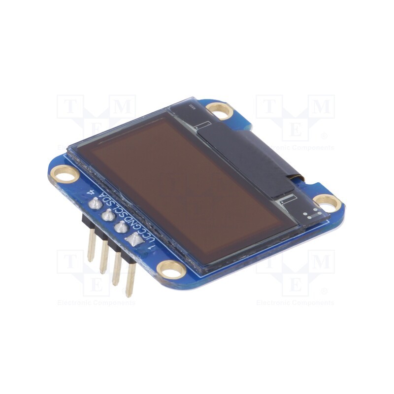1 pcs x DISPLAY ELEKTRONIK - DEP 128064F1-W - Display: OLED, graphical, 1', 128x64, Dim: 27.3x27.3x2.37mm, white