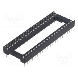 12 pcs x CONNFLY - DS1009-40AT1WX-0A2 - Socket: integrated circuits, DIP40, 15.24mm, THT, Pitch: 2.54mm