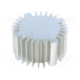 1 pcs x FISCHER ELEKTRONIK - SK57037.5AL - Heatsink, LED, Ø: 70mm, H: 37.5mm