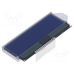 1 pcs x DISPLAY ELEKTRONIK - DEM 16204 SBH-PW-N - Display: LCD, alphanumeric, STN Negative, 16x2, 76x28.7x6mm, LED