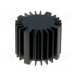 1 pcs x FISCHER ELEKTRONIK - SK56950SA - Heatsink, LED, Ø: 60mm, H: 50mm, black
