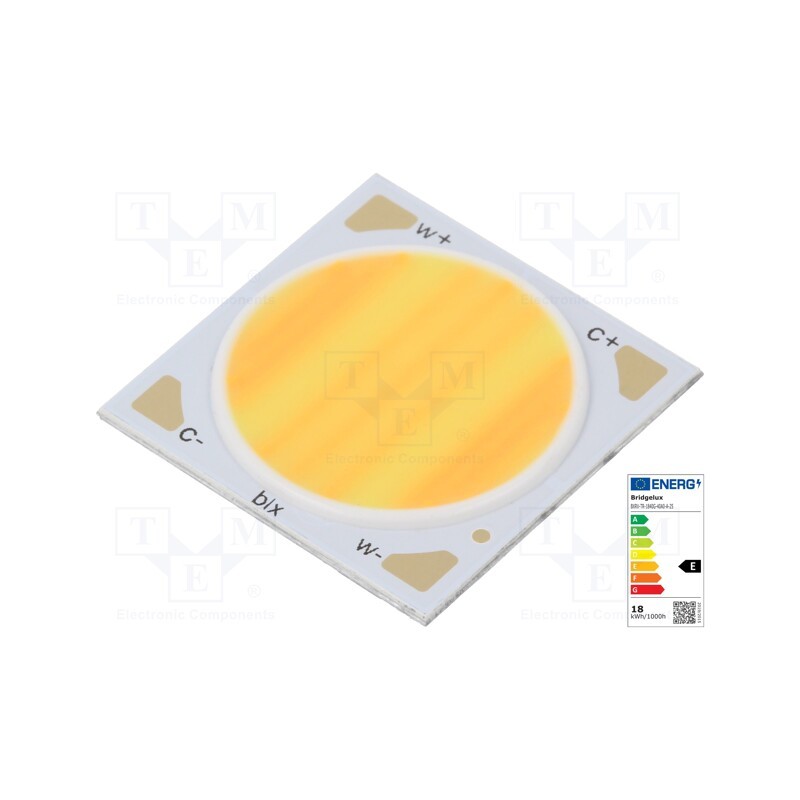 1 pcs x BRIDGELUX - BXRV-TR-1840G-40A0-A-25 - Power LED, COB,bicolour, white warm/neutral white, 900mA