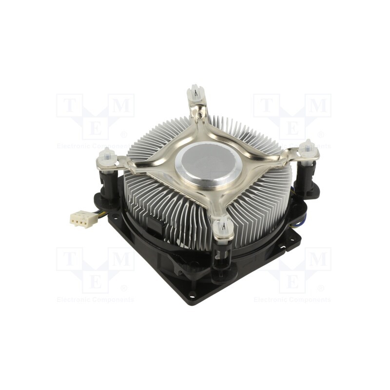 1 pcs x Akasa - AK-CCE-7102EP - Heatsink: extruded, 12VDC, aluminium, 60m3/h, H: 54mm, W: 95mm, 31dB