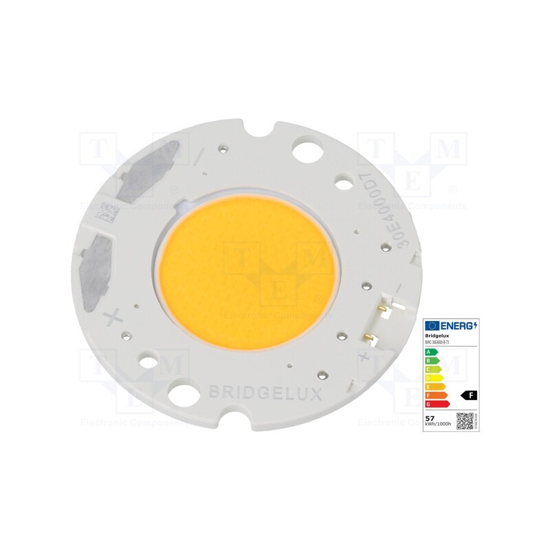 1 pcs x BRIDGELUX - BXRC-30G4000-B-73 - Power LED, COB, 120°, 900mA, P: 30.5W, 3745lm, Ø36.2mm, CRImin: 90