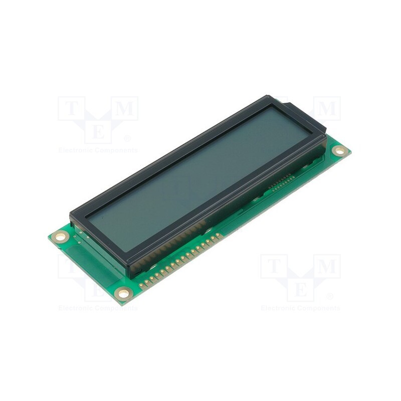 1 pcs x RAYSTAR OPTRONICS - RC1602E-GHW-ESV - Display: LCD, alphanumeric, STN Positive, 16x2, gray, LED, PIN: 16