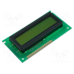 1 pcs x DISPLAY ELEKTRONIK - DEM16217-SYH-LY - Display: LCD, alphanumeric, STN Positive, 16x2, 84x44x8.5mm, LED