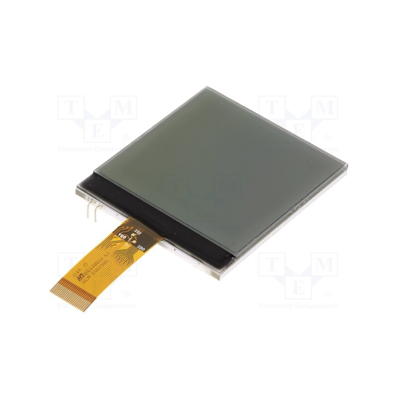 1 pcs x DISPLAY ELEKTRONIK - DEM 128128C FGH-PW - Display: LCD, graphical, 128x128, FSTN Positive, 48x52.8x4.4mm