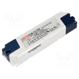 1 pcs x MEAN WELL - PLM-12-700 - Power supply: switched-mode, LED, 12.6W, 11÷18VDC, 700mA, IP30