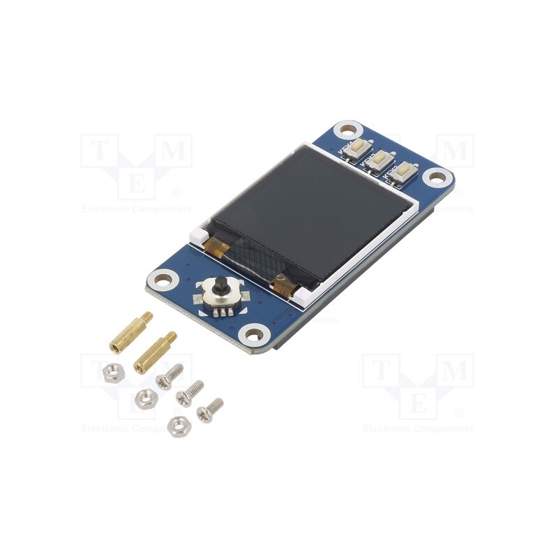 1 pcs x WAVESHARE - 13891 - Display: TFT, 1.44', 128x128, Illumin: LED, 65x30.2mm, RGB, 3.3VDC