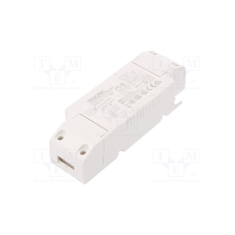 1 pcs x TRIDONIC - 87500865 - Power supply: switched-mode, LED, 30W, 33÷42VDC, 700mA, 198÷264VAC