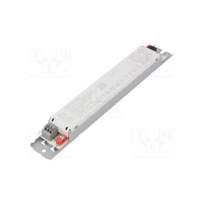 1 pcs x TRIDONIC - LC 57/700-1050/54 FLEXC LP SNC4 - Power supply: switched-mode, LED, 57W, 20÷54VDC, 700÷1050mA, IP20