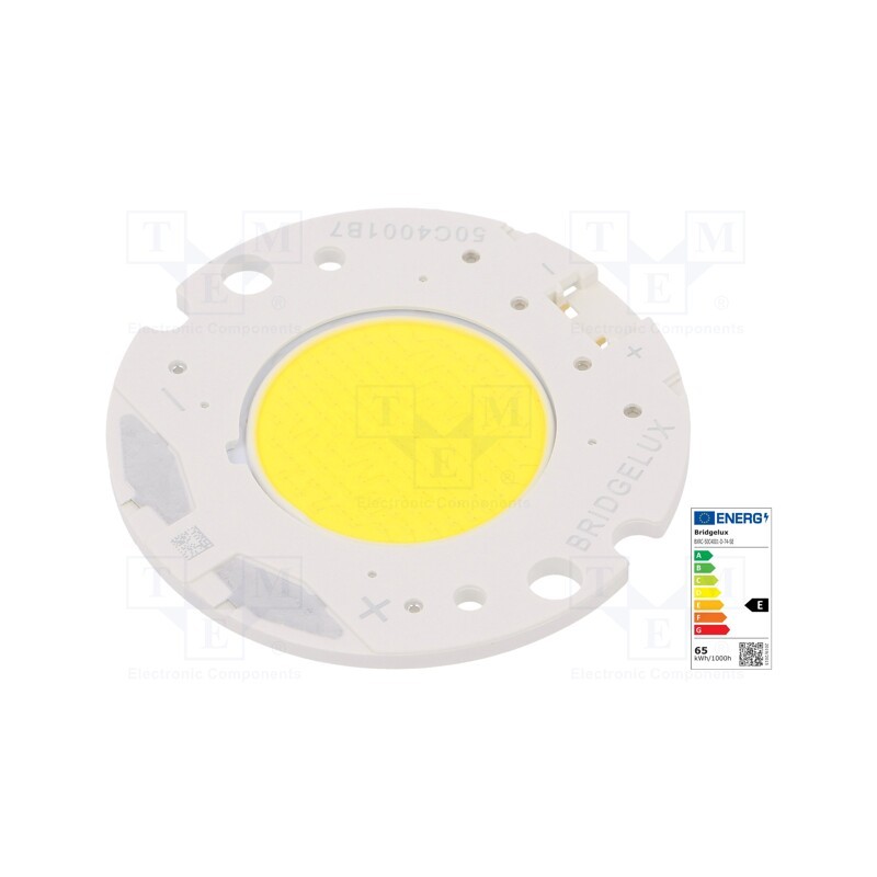 1 pcs x BRIDGELUX - BXRC-50C4001-D-74 - Power LED, COB, 120°, 1050mA, P: 29.5W, 4996lm, Ø36.2mm, CRImin: 70