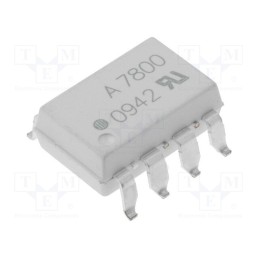 1 pcs x BROADCOM (AVAGO) - HCPL-7800-300E - Optocoupler, SMD, OUT: isolation amplifier, 3.75kV, Gull wing 8