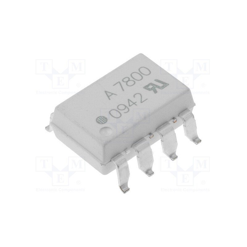 1 pcs x BROADCOM (AVAGO) - HCPL-7800-300E - Optocoupler, SMD, OUT: isolation amplifier, 3.75kV, Gull wing 8