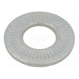 200 pcs x BOSSARD - 8026211 - Washer, internally serrated, M8, D18mm, h2.35mm, spring steel