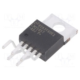 1 pcs x TEXAS INSTRUMENTS - LM2585T-ADJ/NOPB - IC: PMIC, DC/DC converter, Uin: 4÷40VDC, Uout: 1.23÷60VDC, 3A, Ch: 1