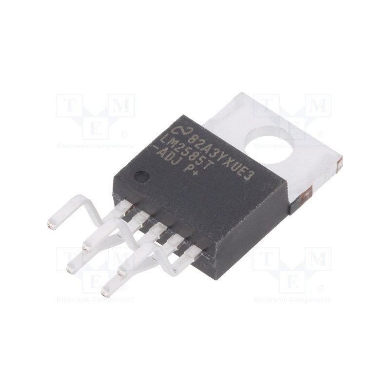 1 pcs x TEXAS INSTRUMENTS - LM2585T-ADJ/NOPB - IC: PMIC, DC/DC converter, Uin: 4÷40VDC, Uout: 1.23÷60VDC, 3A, Ch: 1