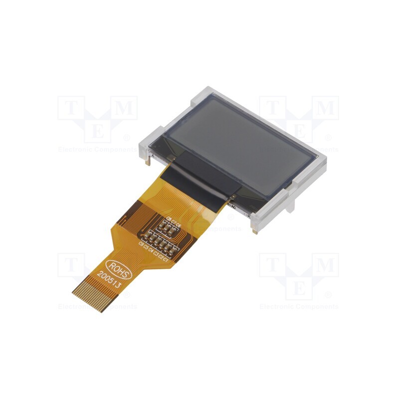 1 pcs x DISPLAY ELEKTRONIK - DEM 128064C1 FGH-PW - Display: LCD, graphical, 128x64, FSTN Positive, 38x26.42x8.8mm