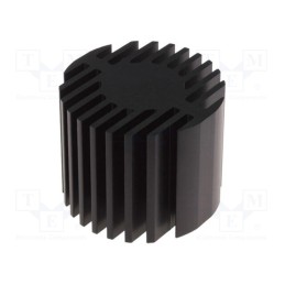 1 pcs x FISCHER ELEKTRONIK - SK57850SA - Heatsink, LED, Ø: 60mm, H: 50mm, black