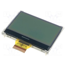 1 pcs x RAYSTAR OPTRONICS - RX12864A1-GHW - Display: LCD, graphical, 128x64, COG,STN Positive, gray, LED