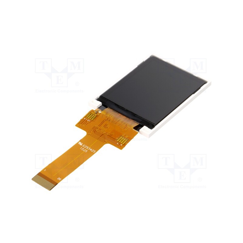 1 pcs x DISPLAY ELEKTRONIK - DEM 128160C TMH-PW-N - Display: TFT, 1.8', 128x160, Illumin: LED, Dim: 34.7x46.75x2.25mm