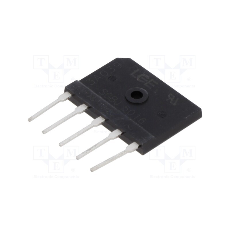 1 pcs x LUGUANG ELECTRONIC - SGBJ5016 - Bridge rectifier: three-phase, Urmax: 1.6kV, If: 50A, Ifsm: 500A