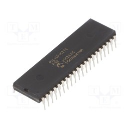1 pcs x MICROCHIP TECHNOLOGY - PIC16F15276-I/P - IC: PIC microcontroller, 28kB, 32MHz, 1.8÷5.5VDC, THT, DIP40, PIC16
