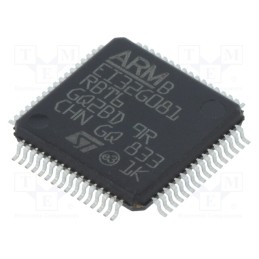 1 pcs x STMicroelectronics - STM32G081RBT6 - IC: ARM microcontroller, 64MHz, LQFP64, 1.7÷3.6VDC, -40÷85°C