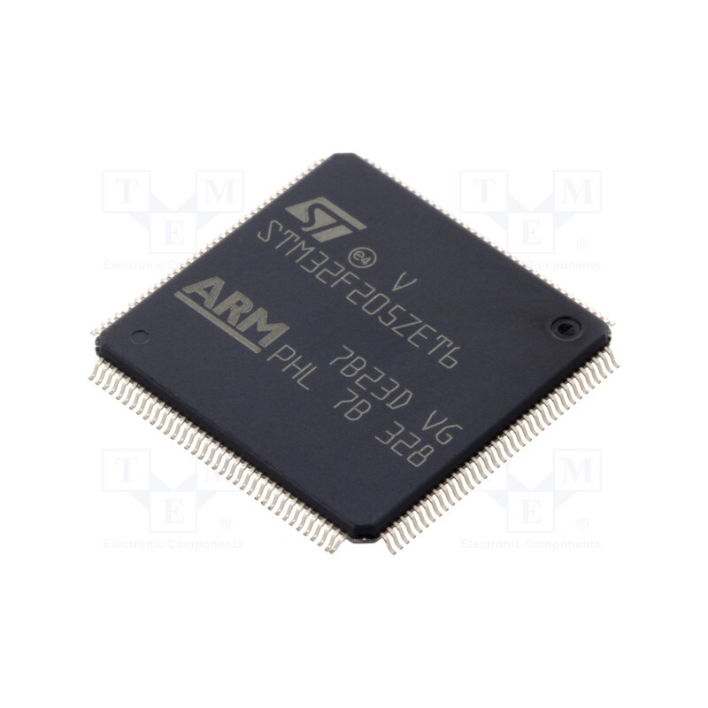 1 pcs x STMicroelectronics - STM32F205ZET6 - IC: ARM microcontroller, 120MHz, LQFP144, 1.8÷3.6VDC, -40÷85°C