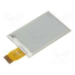 1 pcs x WAVESHARE - 13378 - Display: e-paper, 2.7', 264x176, Dim: 70.42x45.8x0.98mm, 3.3VDC