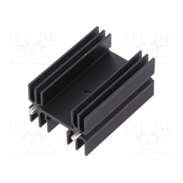 1 pcs x ALUTRONIC - PR31/50/SE - Heatsink: extruded, H, TO218,TO220,TOP3, black, L: 50mm, W: 35mm