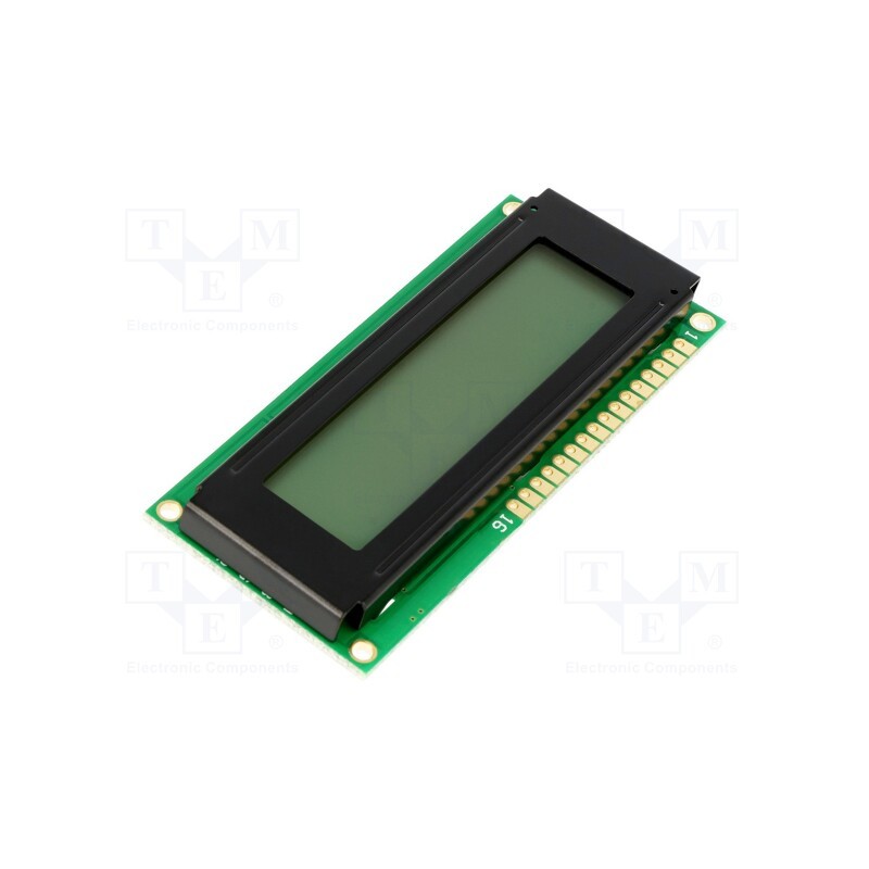 1 pcs x DISPLAY ELEKTRONIK - DEM 16216 SBH-PW-N - Display: LCD, alphanumeric, STN Negative, 16x2, 80x36x10.5mm, LED