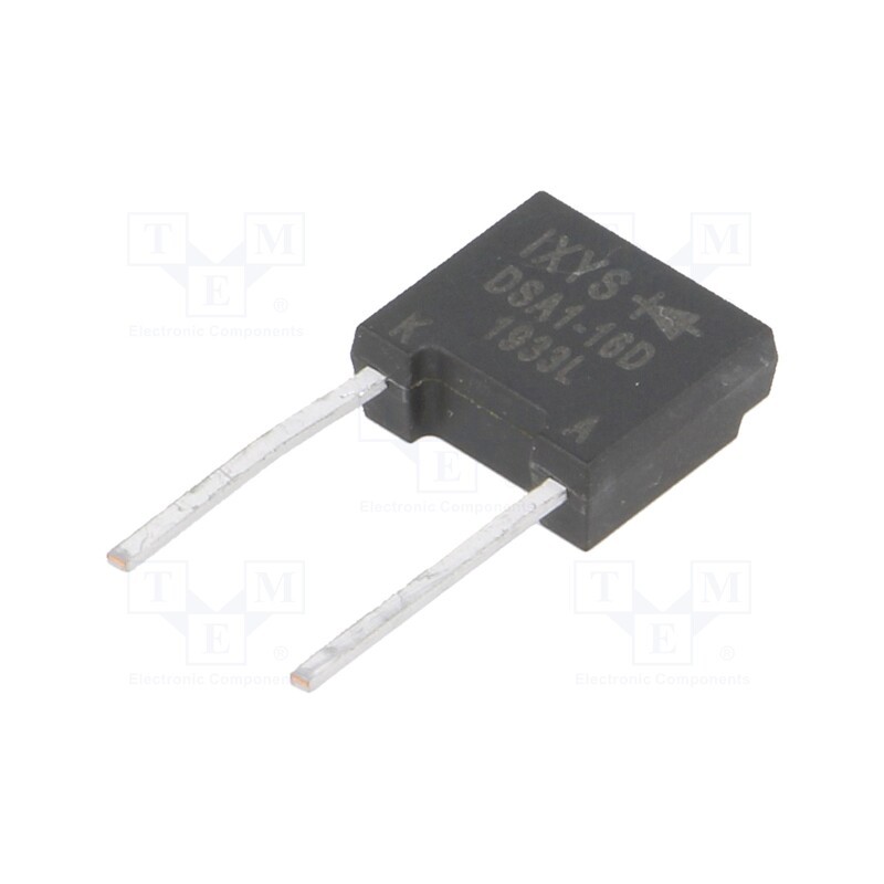1 pcs x IXYS - DSA1-16D - Diode: rectifying, THT, 1.6kV, 2.3A, , Ifsm: 110A, FP-Case