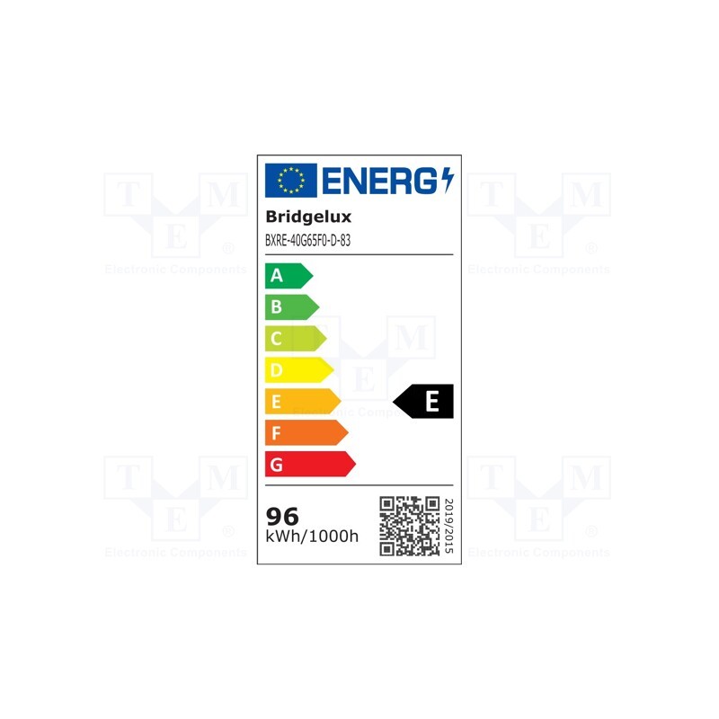 1 pcs x BRIDGELUX - BXRE-40G65F0-D-83 - Power LED, COB, 120°, 1050mA, P: 36.2W, 6904lm, 28x28x1.65mm, V22