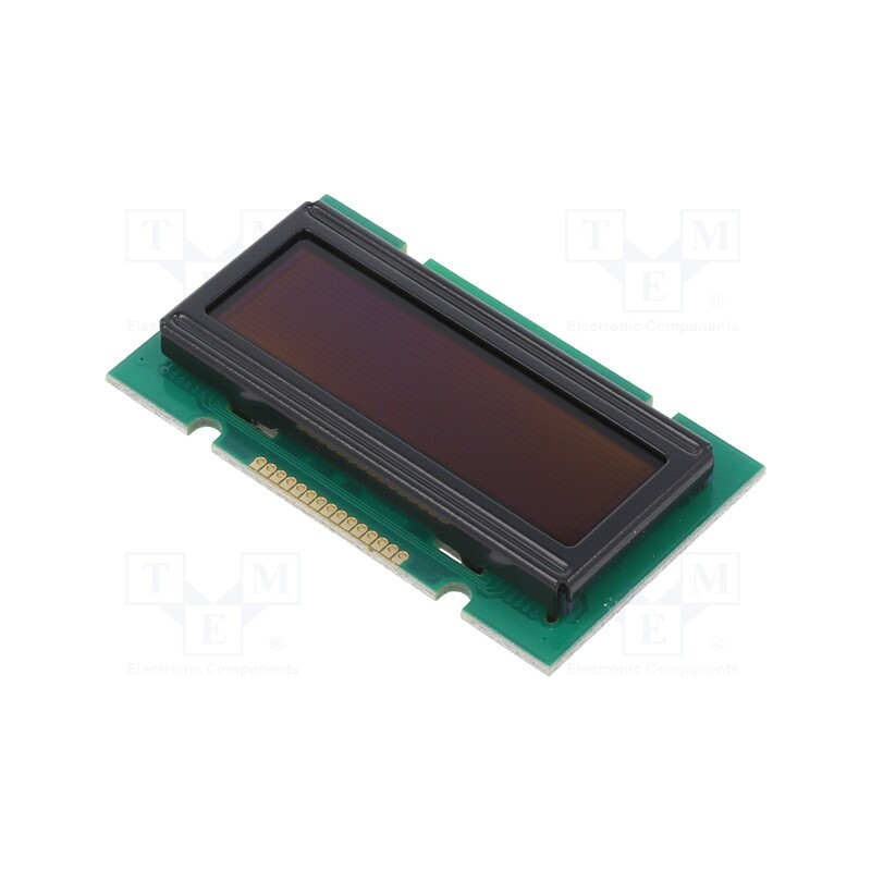 1 pcs x RAYSTAR OPTRONICS - REG007616AYPP5N00100 - Display: OLED, graphical, 1.7', 76x16, yellow, 5VDC, Touchpad: none