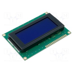 1 pcs x RAYSTAR OPTRONICS - RC1604A-BIW-ESV - Display: LCD, alphanumeric, STN Negative, 16x4, blue, 87x60x13.6mm