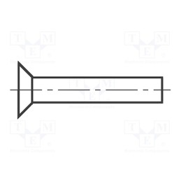 200 pcs x BOSSARD - 1034189 - Rivet, aluminium, Rivet diam: 3mm, L.rivet: 6mm, BN 318