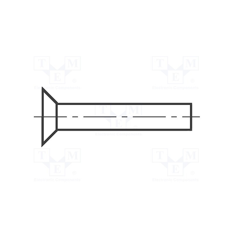 200 pcs x BOSSARD - 1034189 - Rivet, aluminium, Rivet diam: 3mm, L.rivet: 6mm, BN 318