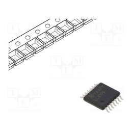 3 pcs x ONSEMI - 74LCX126MTCX - IC: digital, buffer,non-inverting, Ch: 4, SMD, TSSOP14, LCX